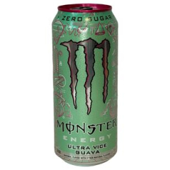 Monster Energy Drink Utra Vice Guava Zero Sugar, 12 x 0.473 l Dose EINWEG