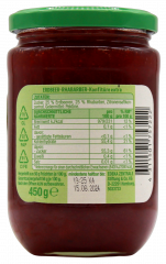 Gut & Günstig Erdbeer-Rhabarber Konfitüre Extra 5 x 450g Gläser