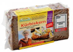 Mestemacher Kürbiskernbrot, 3 x 500g Packungen