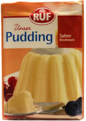RUF Unser Pudding Sahne-Geschmack 6 x 114g Packungen