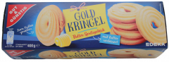 Gut & Günstig Gold Kringel Butterspritzgebäck 5 x 400g Packungen