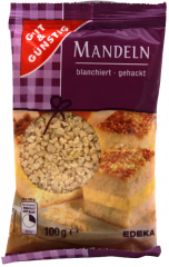 Gut & Günstig Mandeln blanchiert und gehackt 5 x 100g Tüten