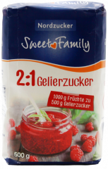 Nordzucker Sweet Family Gelierzucker 2:1 7 x 500g Packungen