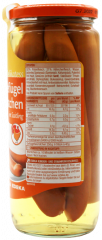 Gut & Günstig Delikatess Geflügel Würstchen 6 x 250g Gläser