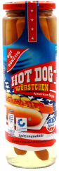 Gut & Günstig Hot Dog Würstchen American Style, 3 x 375g Gläser
