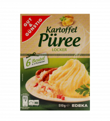 Gut & Günstig Kartoffelpüree locker 4 x 510g Packungen