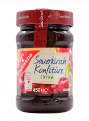 Gut & Günstig Sauerkirsch Konfitüre Extra 5 x 450g Gläser