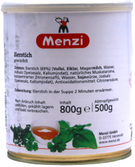 Menzi Eierstich gewürfelt 500g Dose