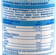 Gut & Günstig Joghurt Dressing, 6 x 500ml Flaschen