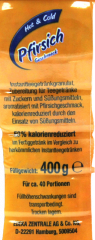 Gut & Günstig Hot & Cold Instantteegetränk Pfirsich, 6 x 400g Dosen