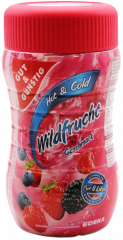 Gut & Günstig Hot & Cold Instantteegetränk Wildfrucht, 6 x 400g Dosen