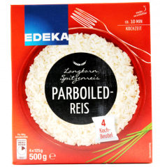 Edeka Parboiled-Reis Langkorn Spitzenreis 8 x 500g Packungen