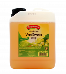Hengstenberg Klassischer Weißwein Essig, 1 x 2000 ml Kanister
