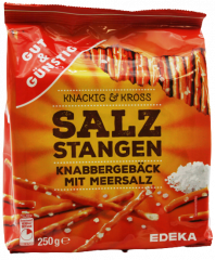 Gut & Günstig Salzstangen 14 x 250g Beutel