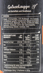 Edeka Gulaschsuppe, 3 x 480ml Dosen