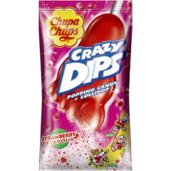 Chupa Chups Crazy Dips Erdbeere 24 x 14g Packungen