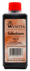 Wusitta Lebensmittelfarbe Soßenbraun 250ml Flasche