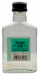 Berliner Luft 18% vol. Klarer Pfefferminzlikör, 12 x 100ml Flaschen