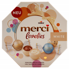 Merci Lovelies White, 7 x 185g Packungen