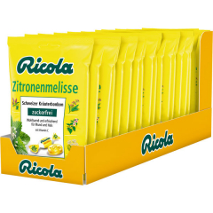 Ricola Zitronenmelisse ohne Zucker 18 x 75g Tüten