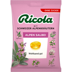 Ricola Alpen Salbei ohne Zucker 18 x 75g Tüten