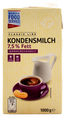 Edeka Food Service Kondensmilch 7.5% 6 x 1000g Packungen
