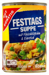 Gut & Günstig Festtagssuppe 6 x 400ml Dosen