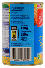 Gut & Günstig Fruitcocktail 6 x 250g Dosen